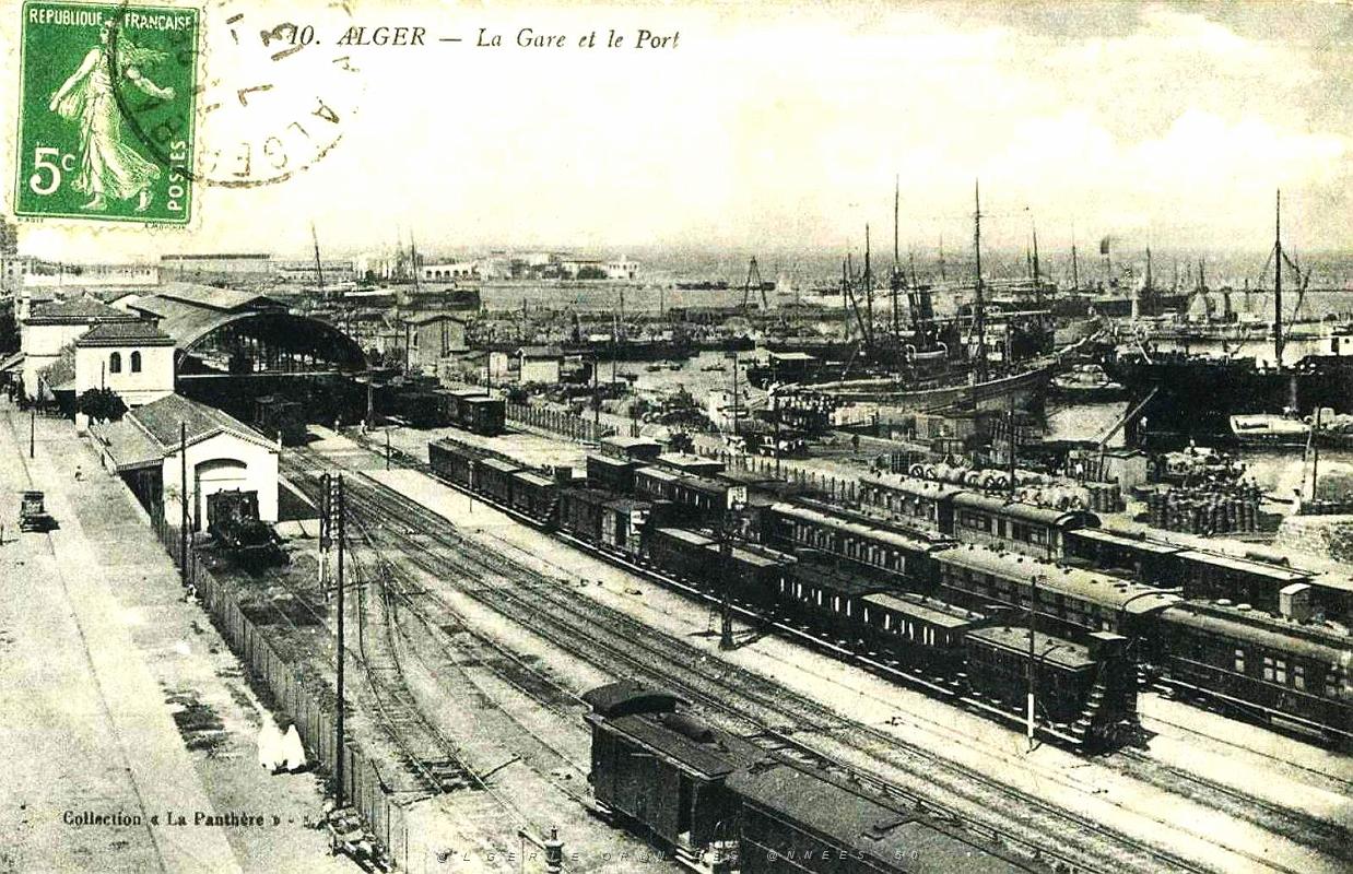 Alger - Gare et Port - 1913.jpg